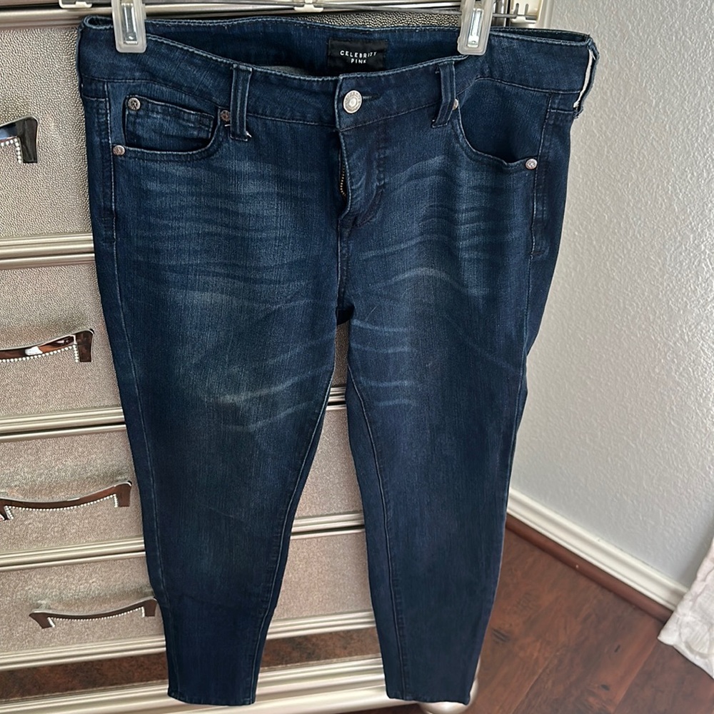 Size 28 straight dark wash denim jeans
